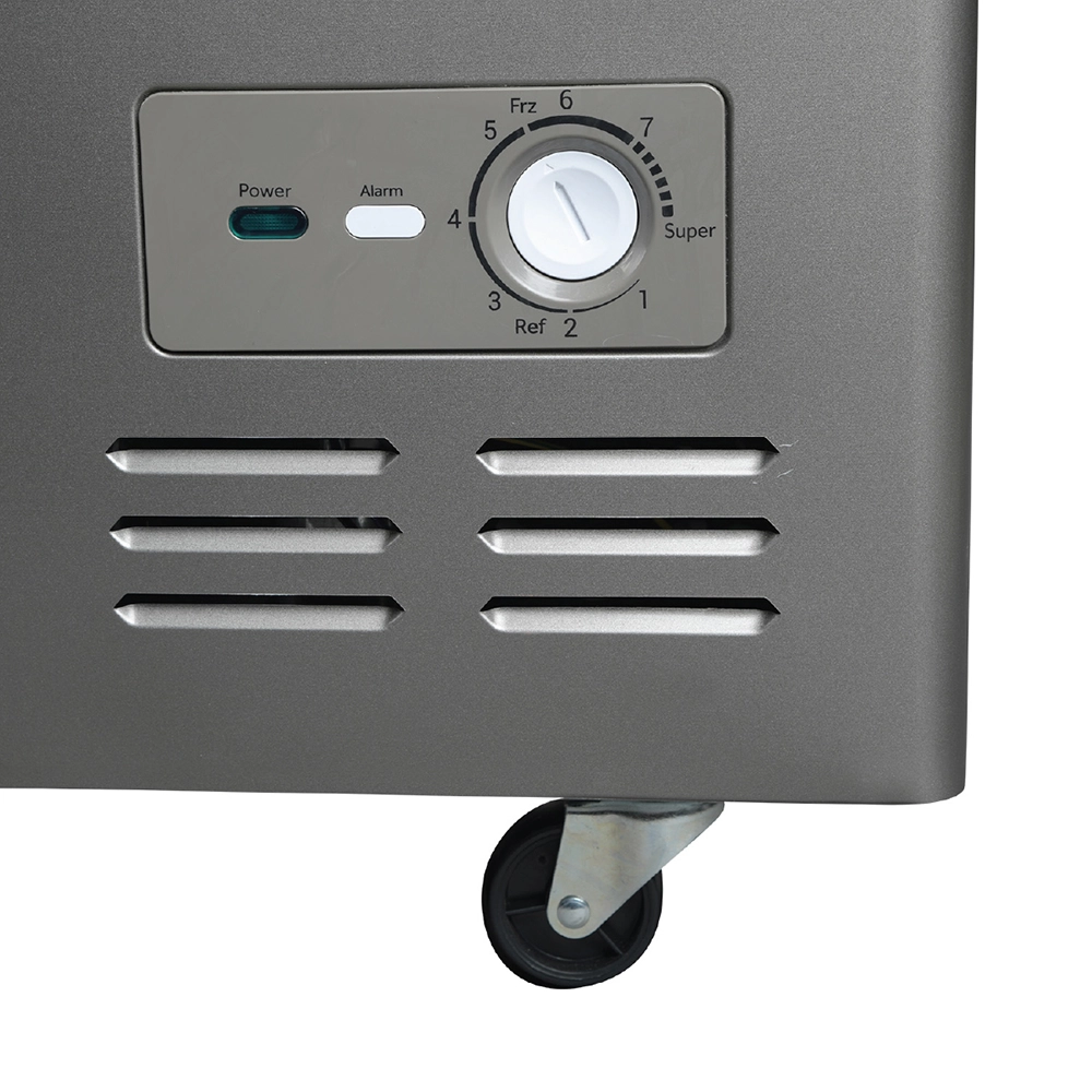 Haier 510 Ltr Double door- Embossed Titanium Grey colour Convertible Hard top Freezer